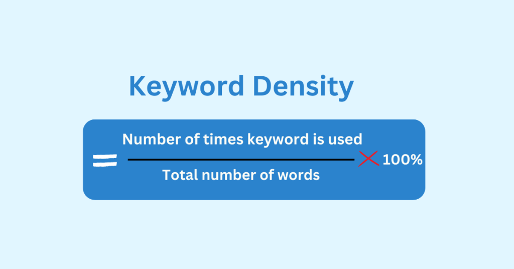 keyword density calculation